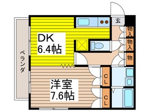 ﾆｭ-ｼﾃｨｱﾊﾟ-ﾄﾒﾝﾂ久が原の物件間取画像